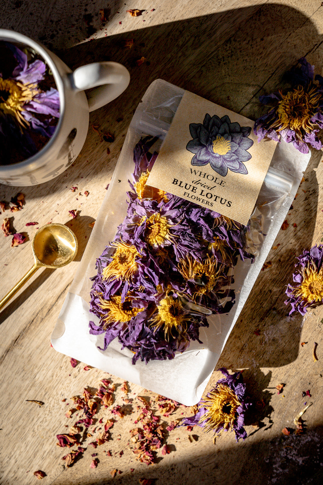 Anima Mundi BLUE LOTUS Tea Whole Flowers